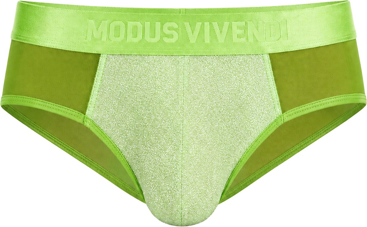 MODUS VIVENDI Delusion Classic Brief Neon - MAAT M - Heren Ondergoed - Slip voor Man - Mannen Brief