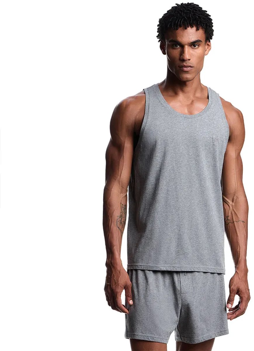 Emporio Armani Em003789_af20672 Mouwloos Basislaag Grijs M Man