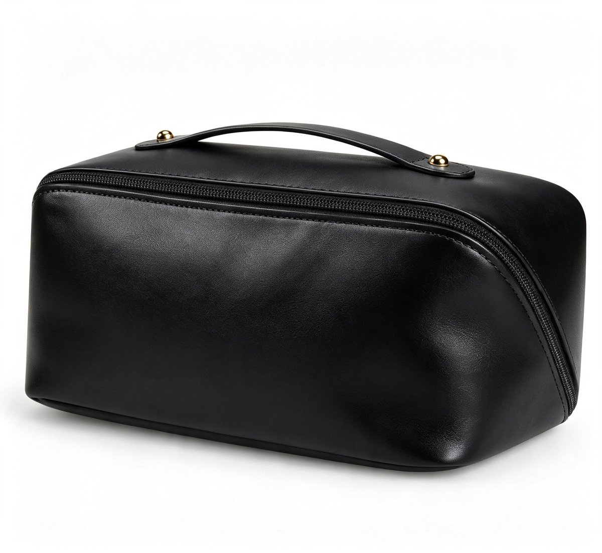 YONO Toilettas Dames - Make-up Tas - Cosmetica Organizer - Waterafstotend - Reis Toilettas met Handvat - Zwart