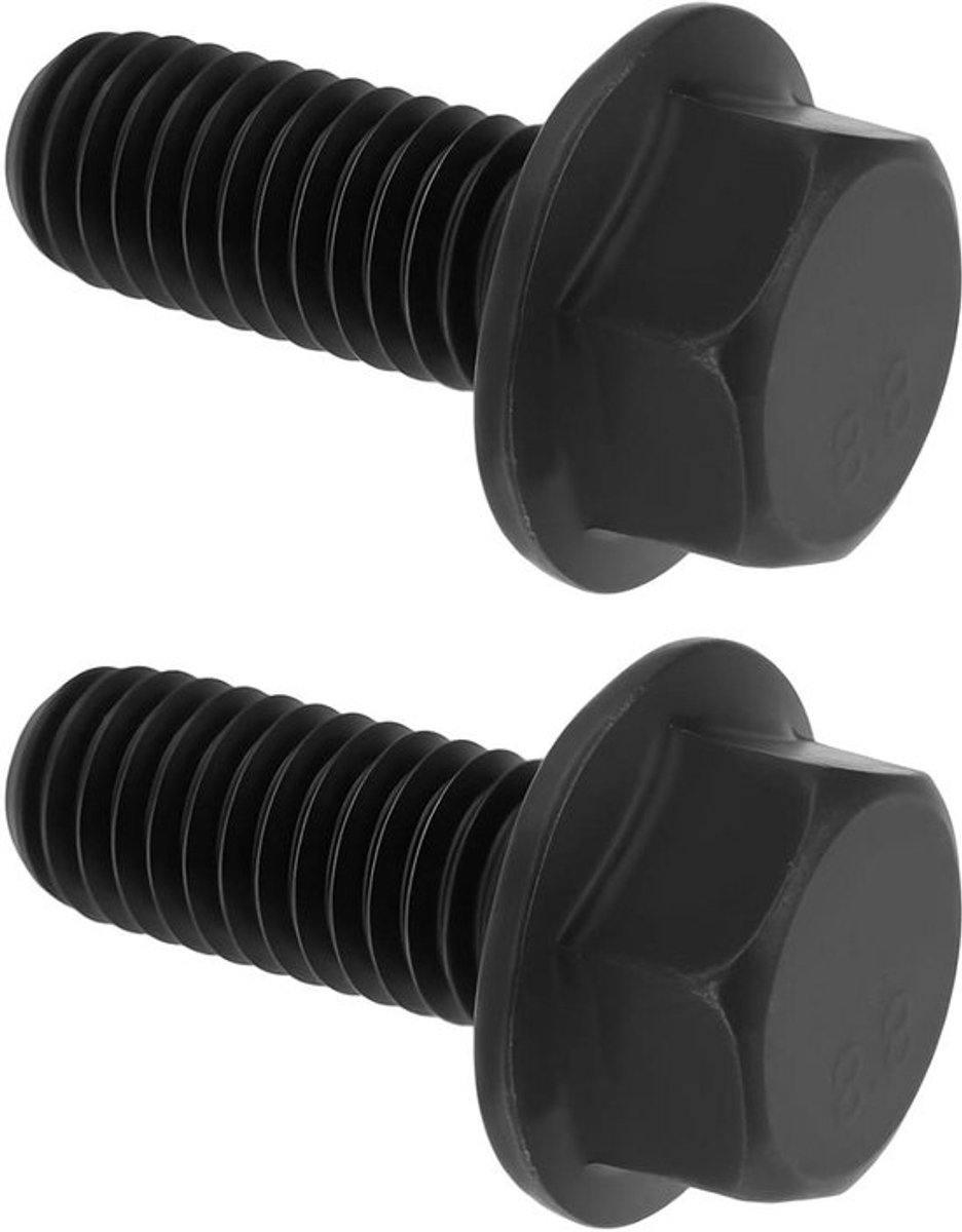 - Zaagmachine Onderdeel - Vervangend - 8.8 Grade - 2 Stuks M8 x 20mm - Reverse Thread - Arbor Blade Bolt - Geschikt voor Verstekzaag - Marmer Cutter