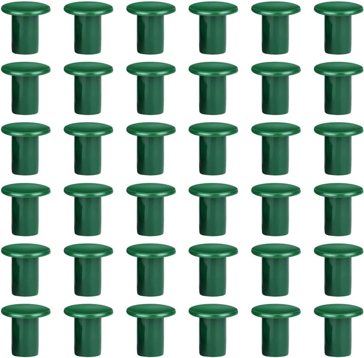 36 Stuks Groene Tuinbeschermers voor Bamboestokken, Ideaal voor Plantensteunen en Tuinaccessoires