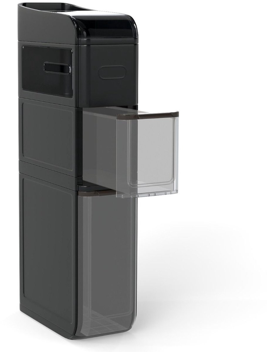 SureDeal® - Badkamerkast - 4-laags Ruimtebesparende Opbergkast - Kleine Ruimtes - 43x18x88
