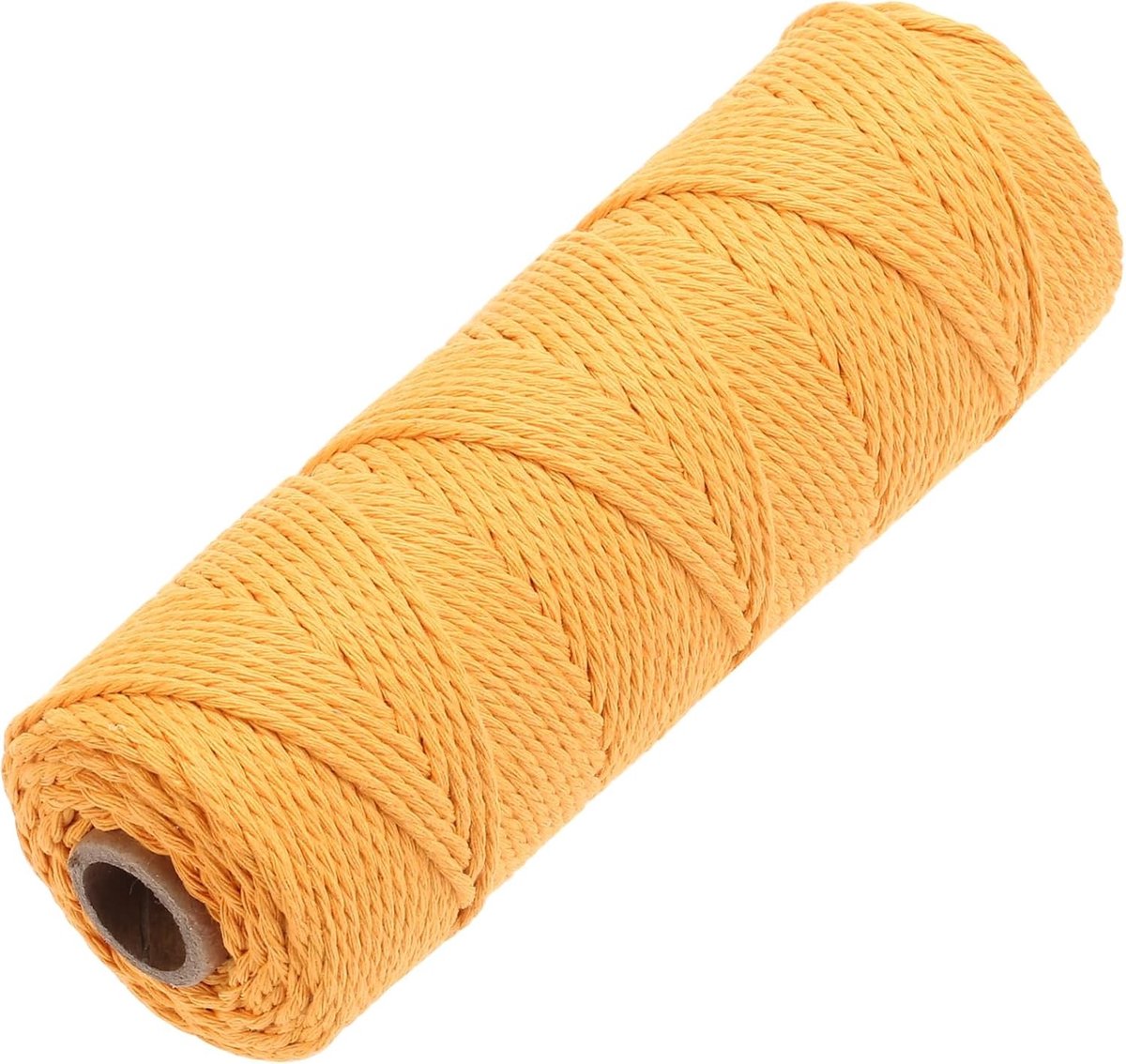 Katoenen Macramé Touw 2 mm x 100 m - Hoogwaardige, Zachte en Sterke Draad voor Macramé Projecten, Knopen en Handwerk