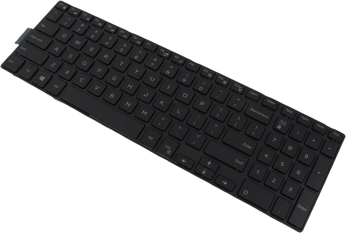 Vervangend Toetsenbord voor Inspiron 15 en 17 Laptops, 101 Toetsen, Gevoelig en Gebruiksvriendelijk, Ideaal voor Dagelijks Gebruik en Gaming
