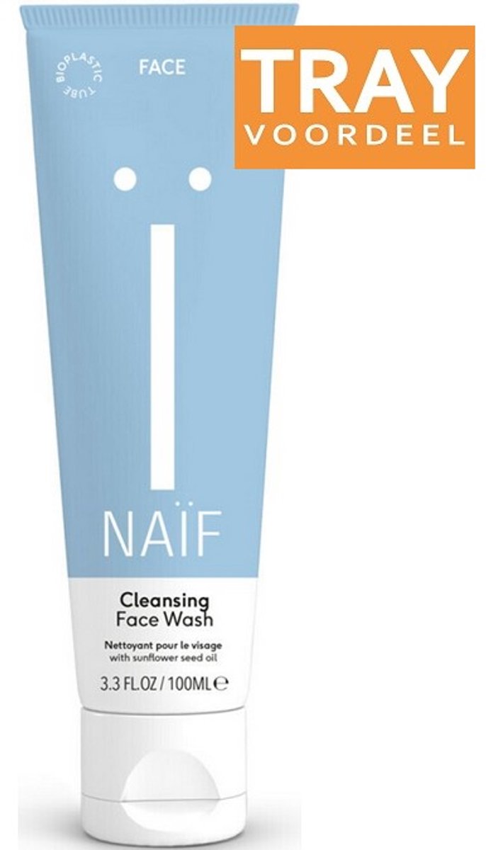 NAIF FACE CLEANSING FACE WASH GEZICHTSREINIGER 6 X 100 ML
