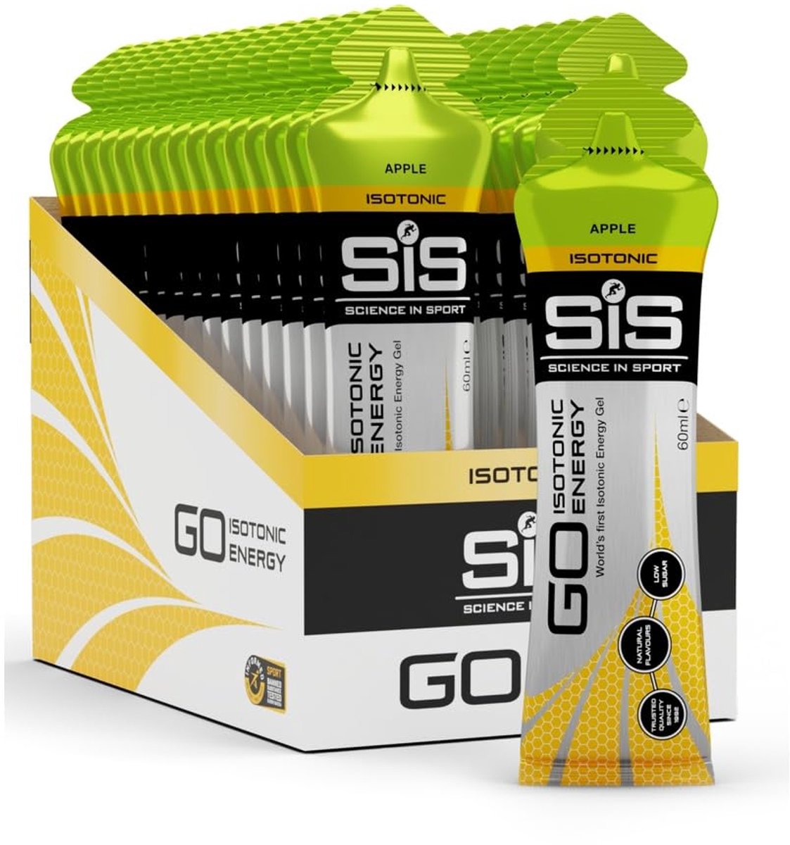 Science in Sport GO Isotonic Energy Gels, Appel, Pak van 30