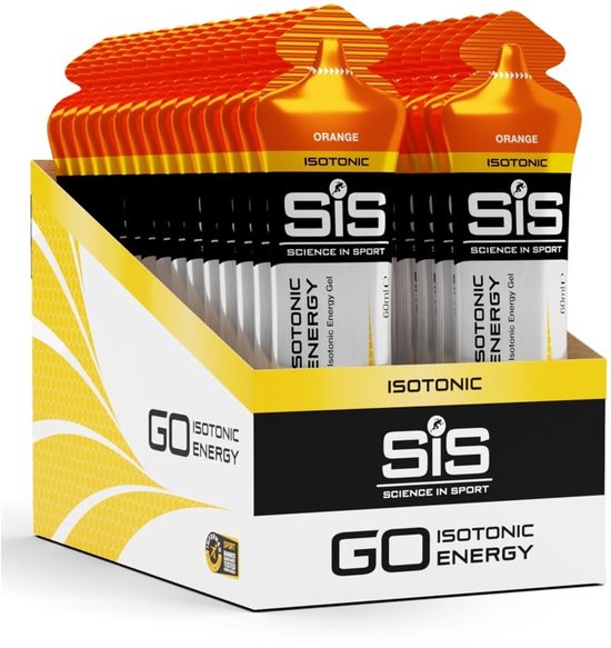 Science in Sport - SiS Go Isotonic Energygel - Energie gel - Isotone Sportgel - Orange Smaak - 30 x 60ml van Science in Sport — afbeelding 2