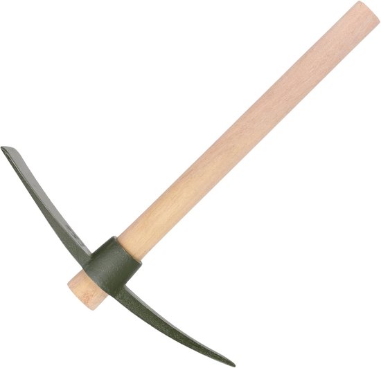 Thijox - 2 Stuks Kruishouwen met Houten Steel 38 x 29 cm, Robuuste Houthak voor Tuin, Tuingereedschap van Staal, Zwart, Perfect voor Houthakken en Tui van Thijox — afbeelding 4