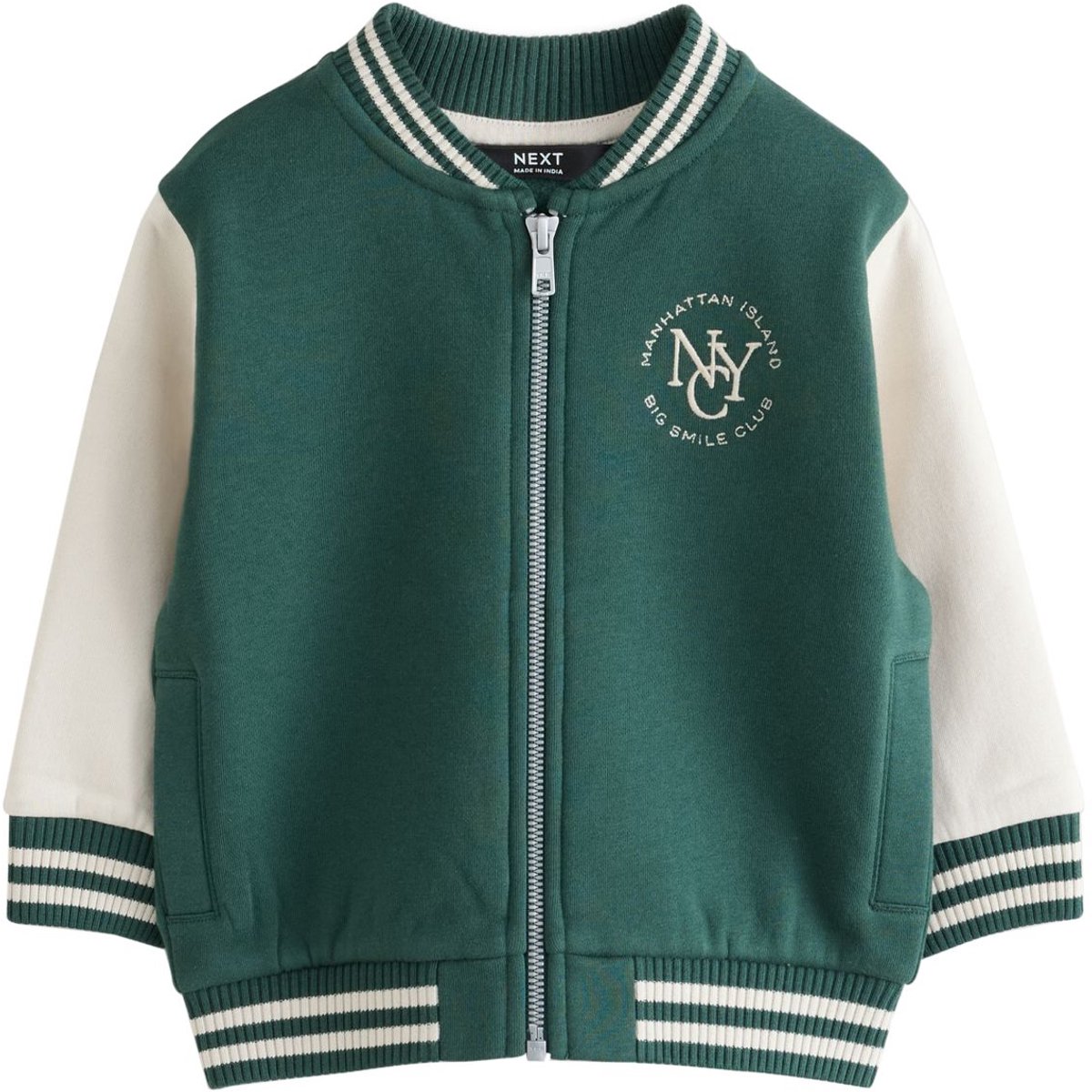 Next - Jongens - Jersey bomberjack - Groen