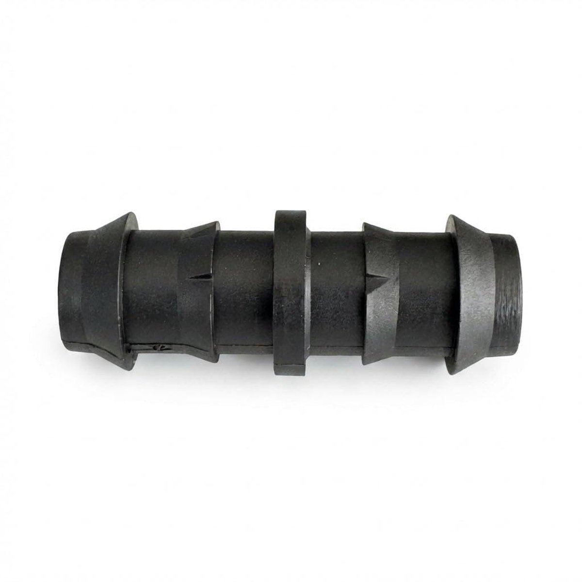 Kunststof slangverbinder 20 x 20 mm - geribde slangtule - UV-bestendig - eenvoudig te monteren - ShopVlot