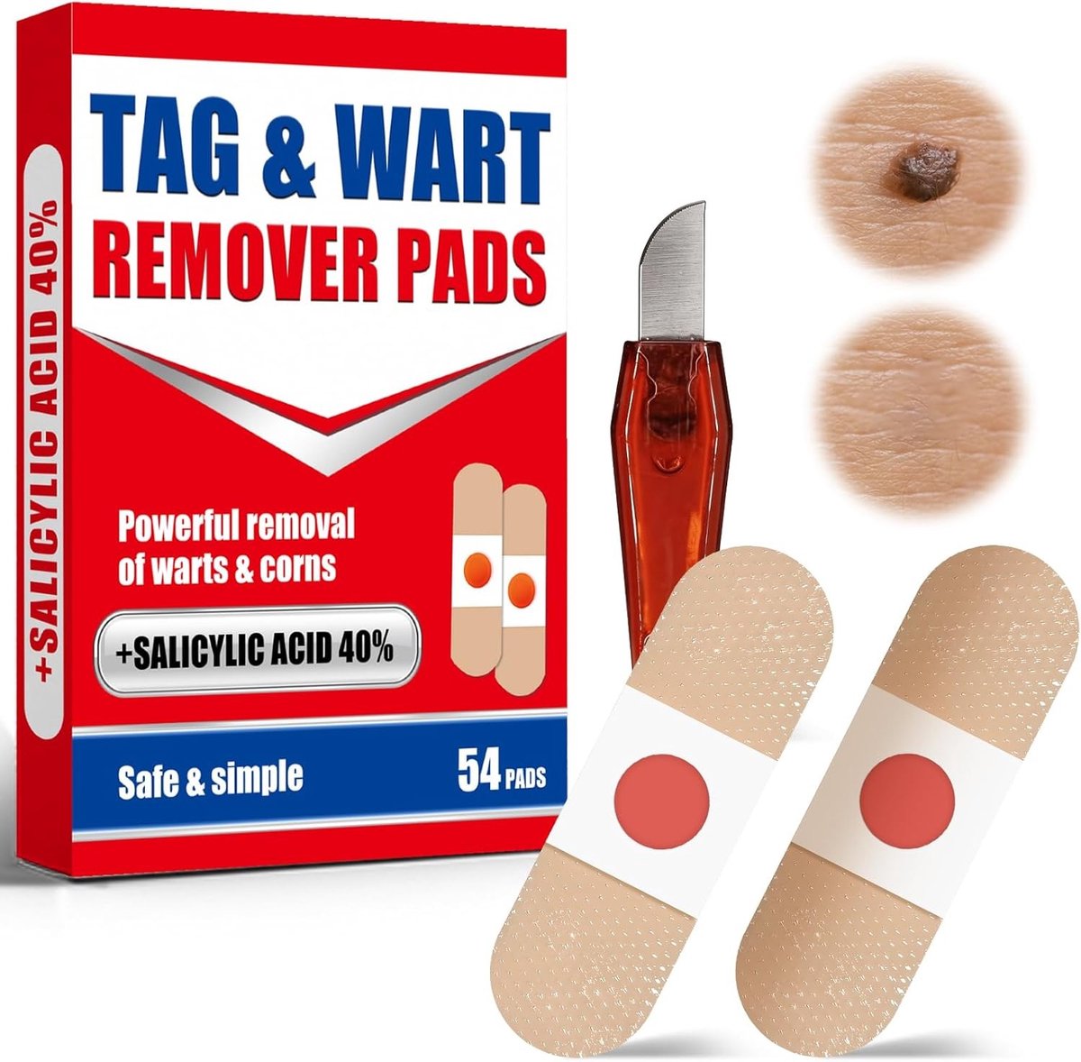54 stuks maïsverwijderaarpads voor effectieve voetverzorging, bescherming tegen wrijving en zachte huidverzorging voor handen en voeten, geschikt voor mannen en vrouwen