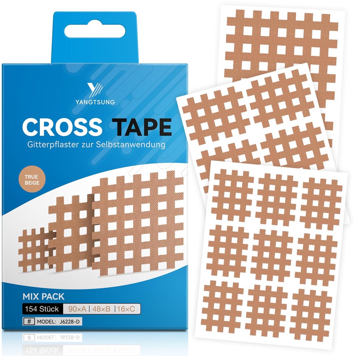 Acupunctuur Plakkers - Waterproof en Sterke Grip - 154 Stuks