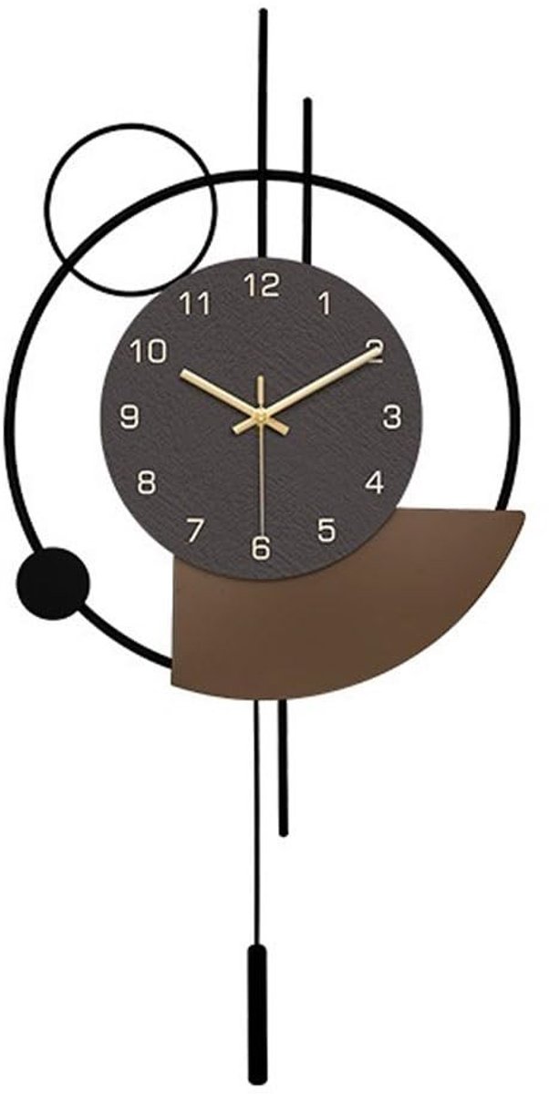 Wandklok - Stille hangklok - Eenvoudig design