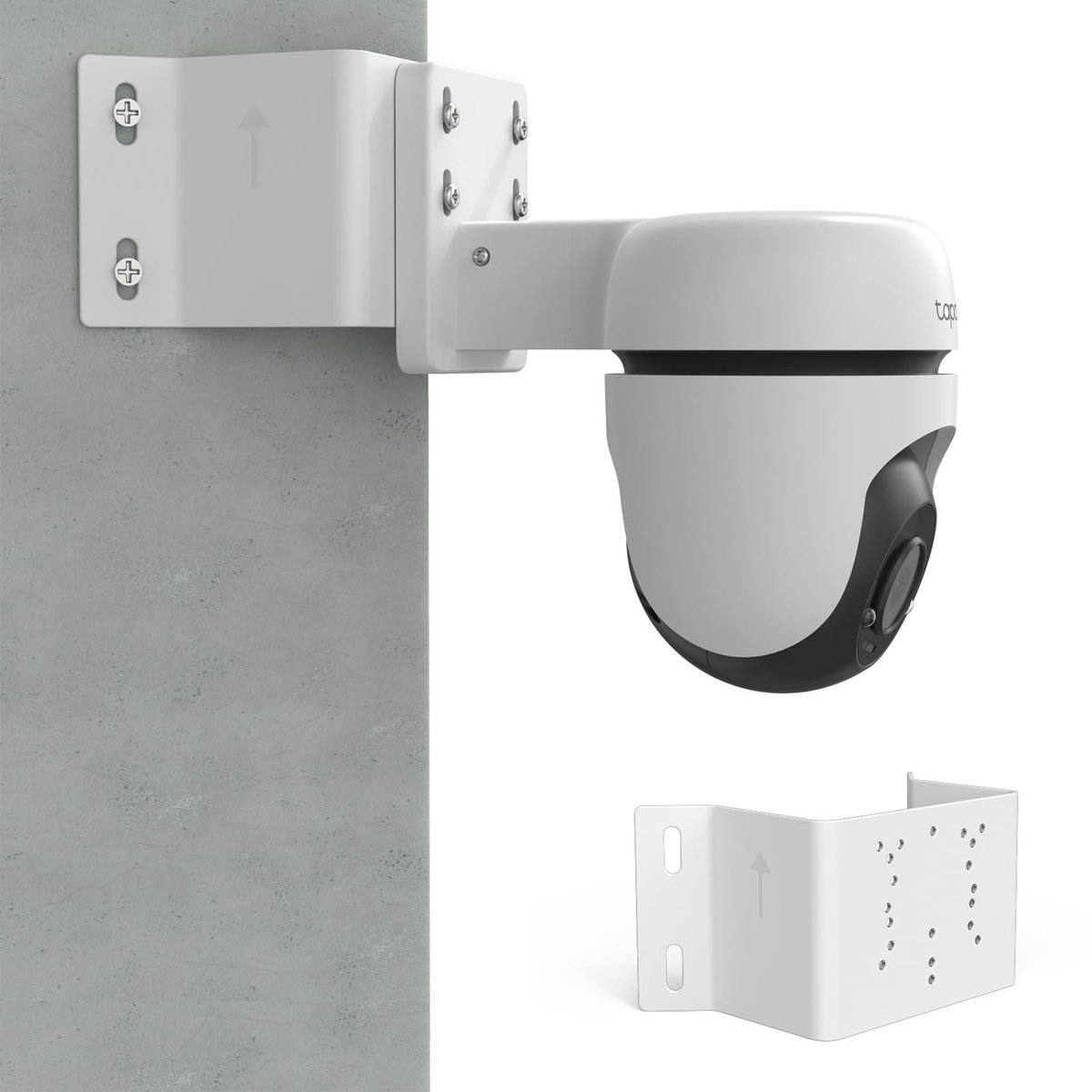 90° Wandhoekhouder voor Beveiligingscamera - Compatibel met Tapo C530WS en Meer