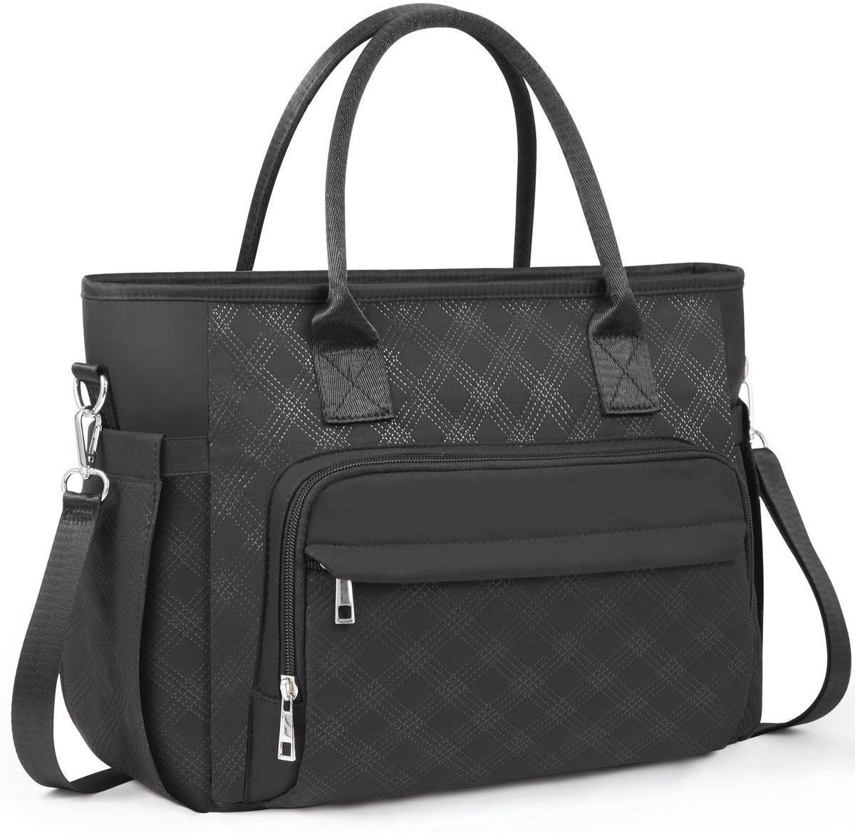 Insulated Lunch Bag 12L met Verstelbare Schouderband - Zwart