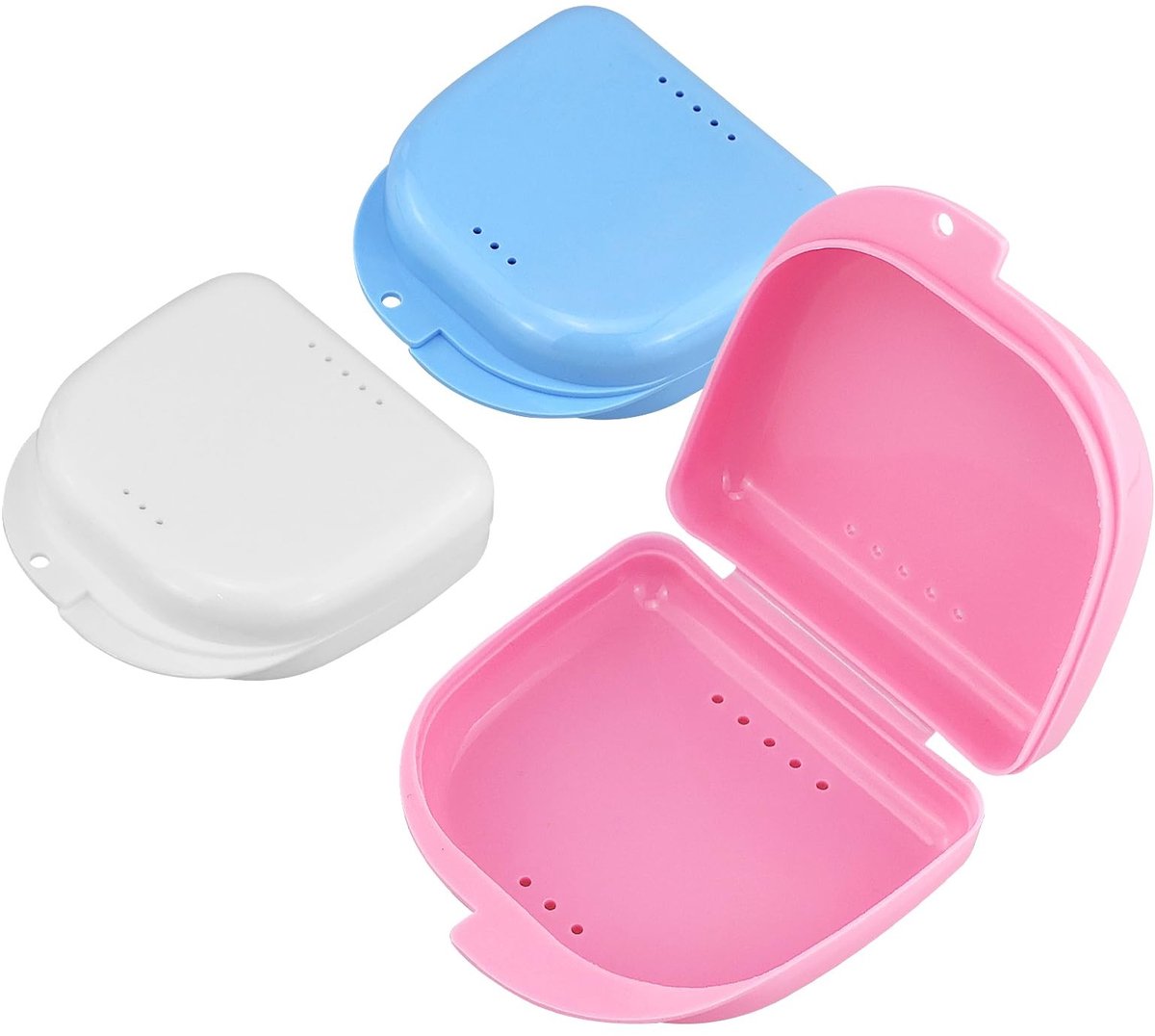 Bewaardozen voor gebitsprotheses - Set van 3