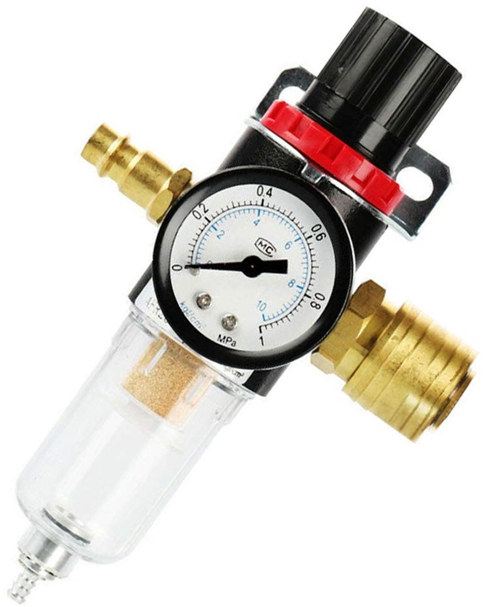 Perslucht onderhoudseenheid - Drukregelaar met waterafscheider