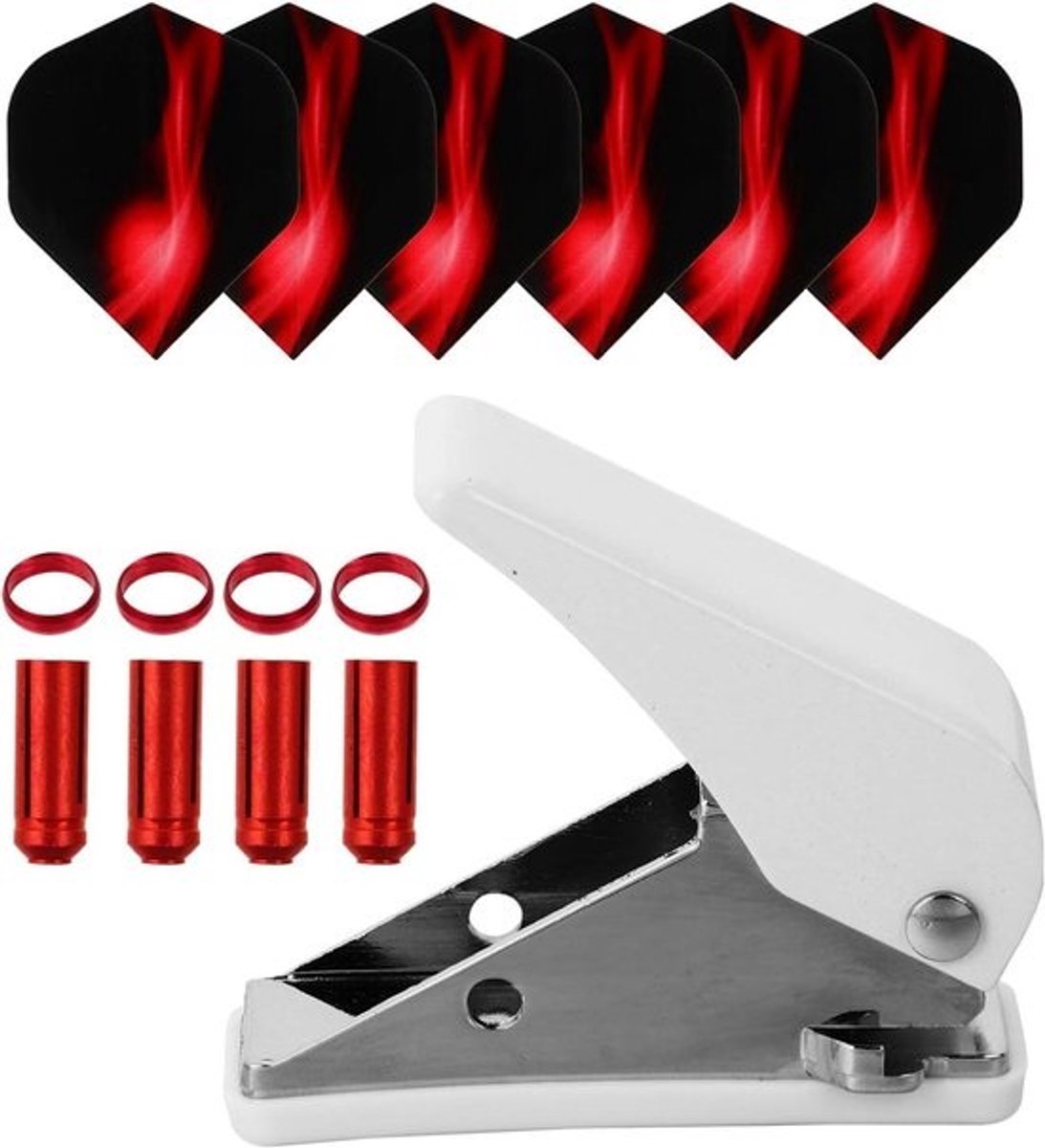 Dart Accessoires Set - Dart Gereedschap - Darts Spelen - 19 Delige Set - 6X5.5X2CM - Diverse Kleur