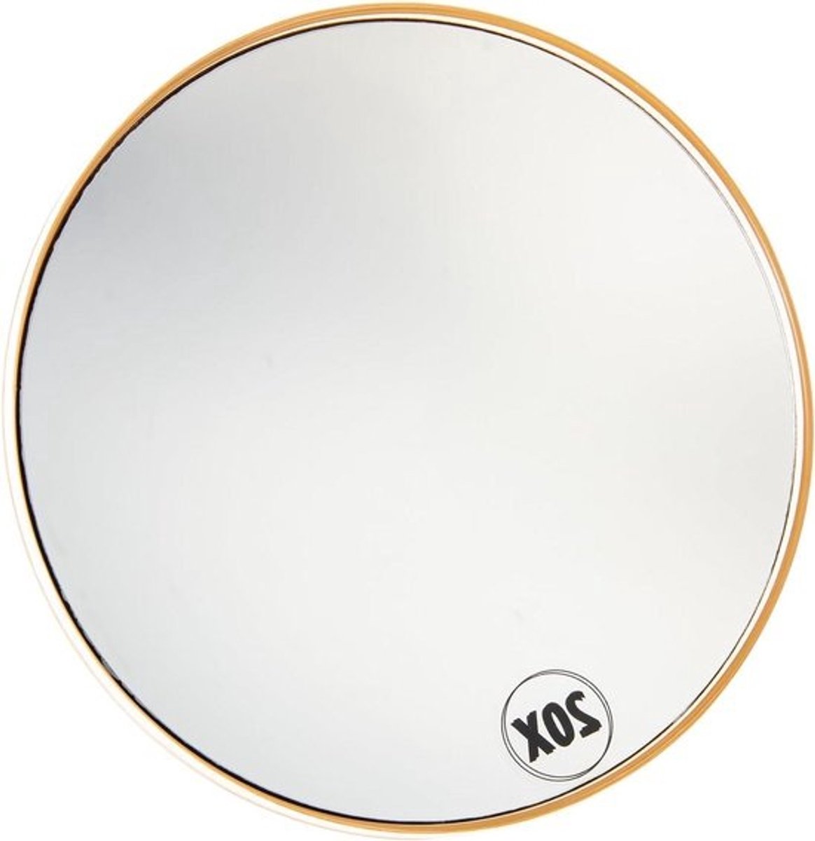 Vergrotende Spiegel - Make-up Spiegel - Gedetailleerd Zien - Krachtige Zuignap - 15 cm Diameter - Khaki