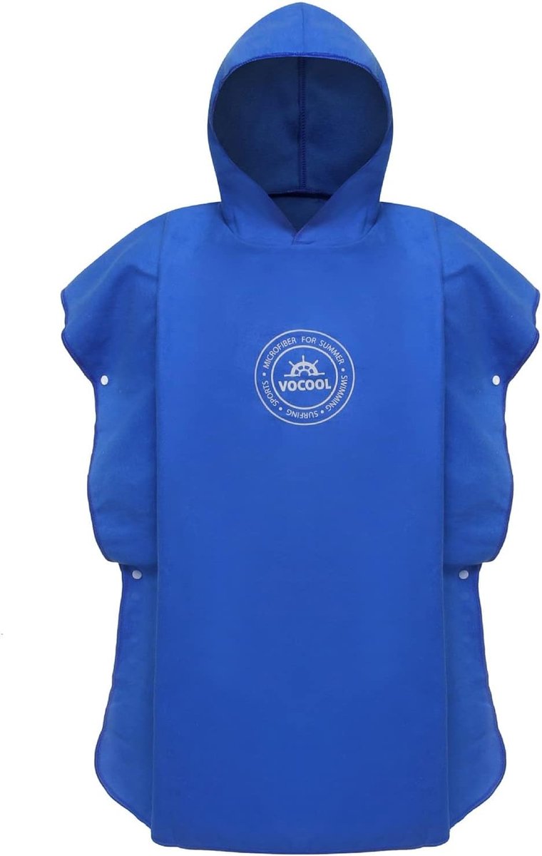Zachte Poncho Handdoek voor Kinderen met Capuchon - Ideaal voor Strand, Zwembad en Badgebruik