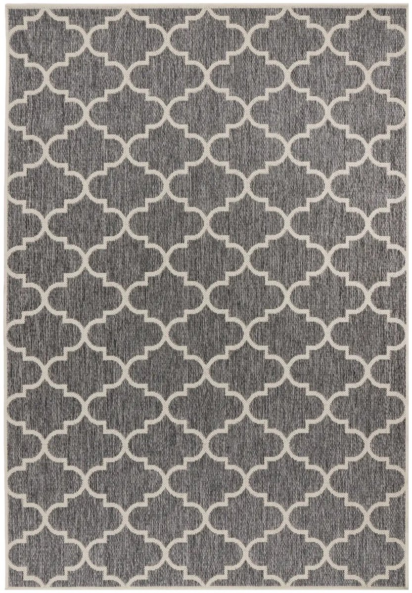 Dutch XXL Sisal Vloerkleed | Tapijt | Casa | Geometrisch | Zilver | 120x170 cm