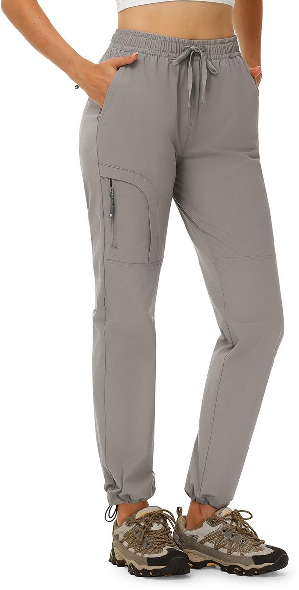 Lichtgewicht Outdoor Trekkingbroek - Waterdicht en Sneldrogend - Grijs