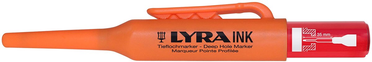 Permanent Marker voor Diepe Gaten - Rood