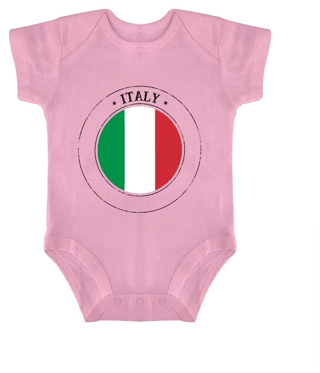 Romper met Italiaanse Vlag - Roze