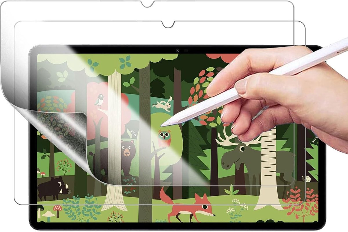 Matte PET Beschermfolie voor 12 Inch Tablet - Ideaal voor Tekenen, Schrijven en Notities, Vingerafdrukbestendig