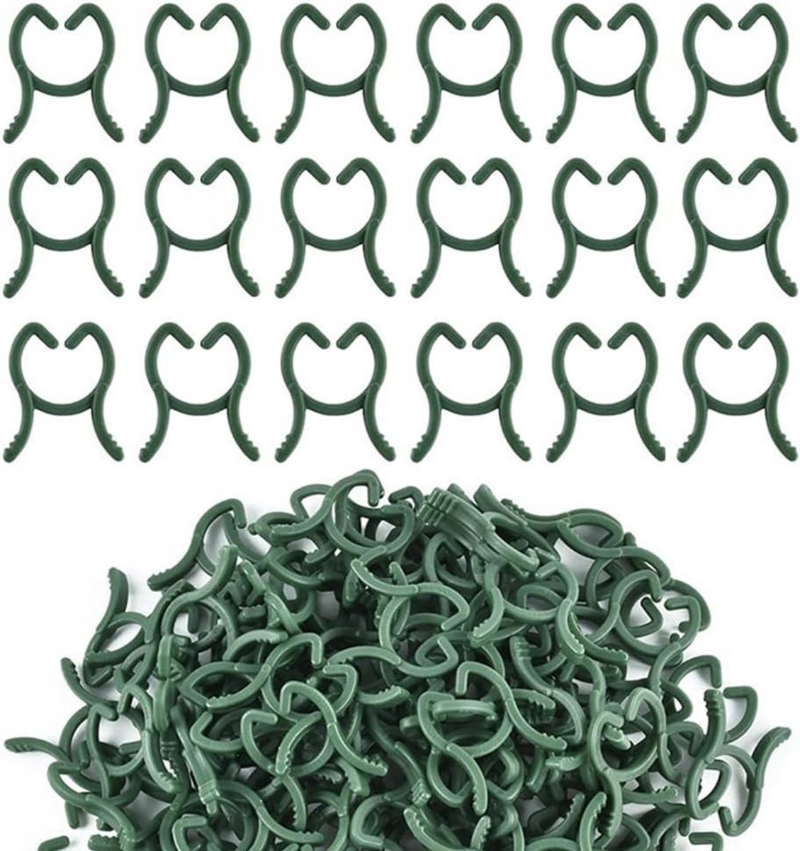 Plantenclips voor klimplanten - 100 stuks plantenklemmen voor tomaten, groenten en bloemen