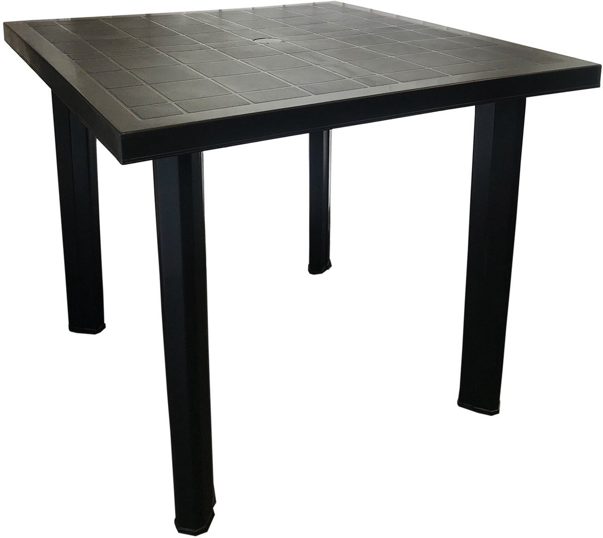 Plastic Bistro Tafel - Vierkant - 80 x 75 cm - Anthraciet