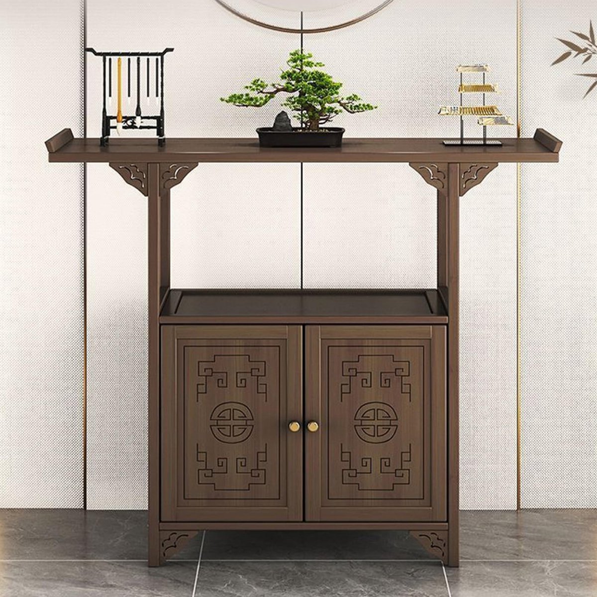 Meditatie Altar Tafel - Voor Spirituele Aanbiedingen - 100x30x80cm