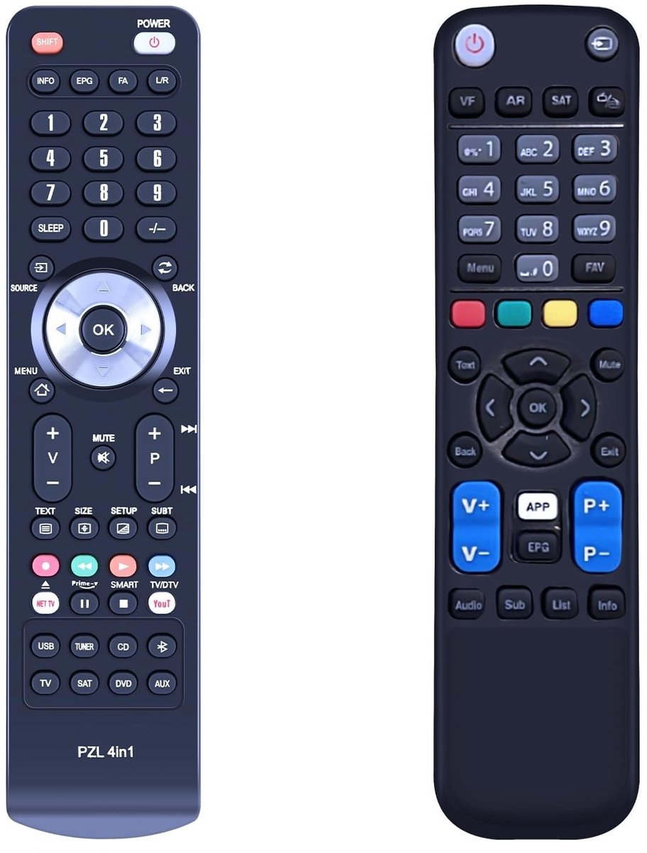 Vervangende Afstandsbediening voor Televisiesysteem - Geen Programmatuur Vereist