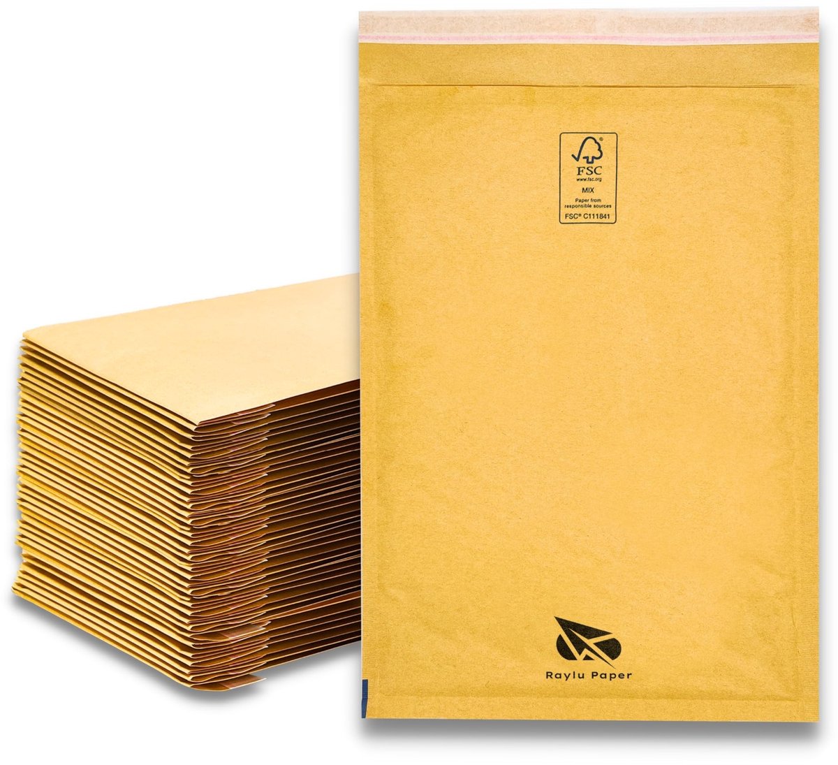 Pack van 50 Versterkte Kraftenveloppen - Zelfklevend - 270 x 360 mm