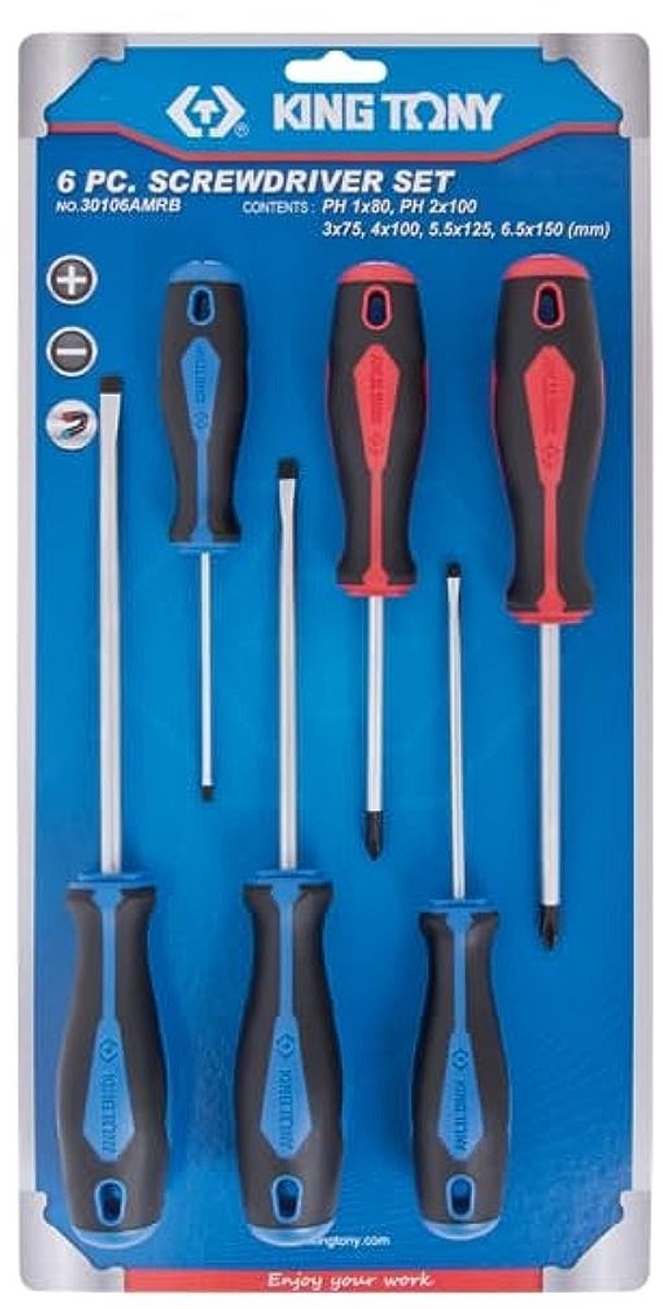 Set van 6 Schroevendraaiers - Multicolor
