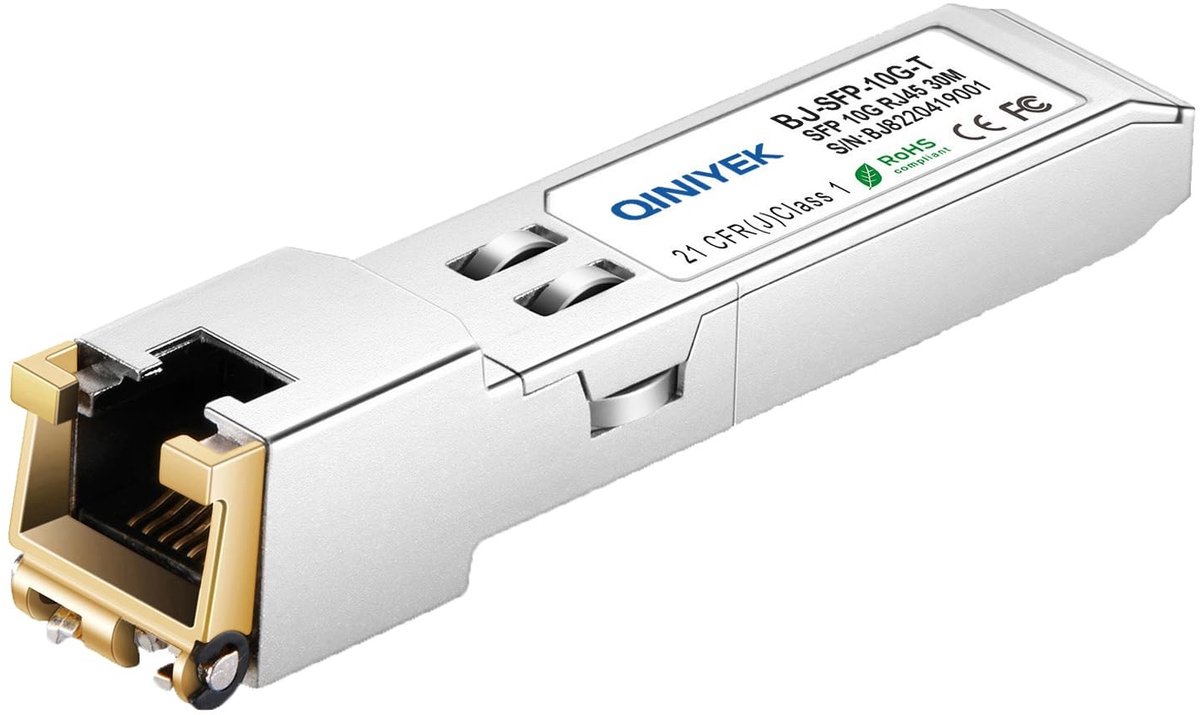SFP+ naar RJ45 Module - 10Gbase-T mini Module