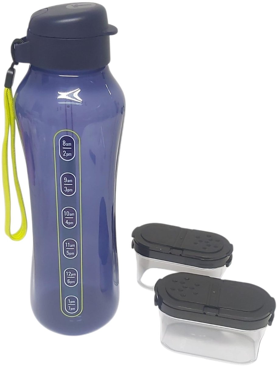 Ecoeasy XXL Keuken Set - 1.2 Liter Fles en 2 Specerij Dwarfs