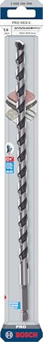 HEX-5 Boor - Ø 14 mm voor Hardsteen en Beton