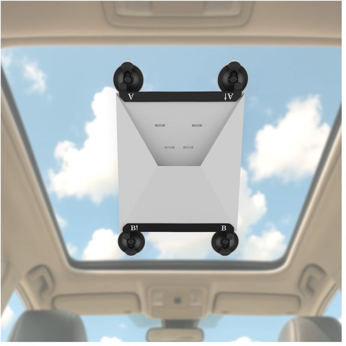 Zuignap Houder voor Starlink Mini - Aluminium en Metaal - Compact en Eenvoudig te Installeren