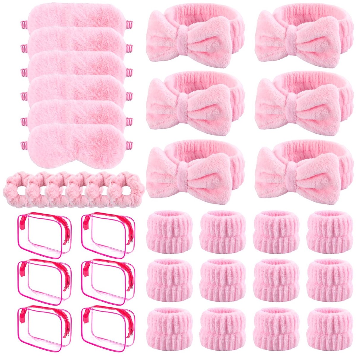 Avondpyjama Set voor Meisjes - 36-delige Roze Set