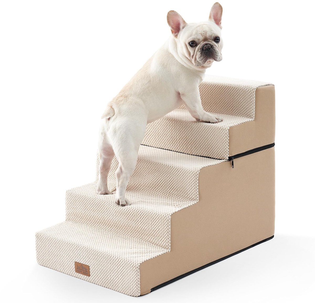 Hondenladder voor bed - Beige - 5 treden