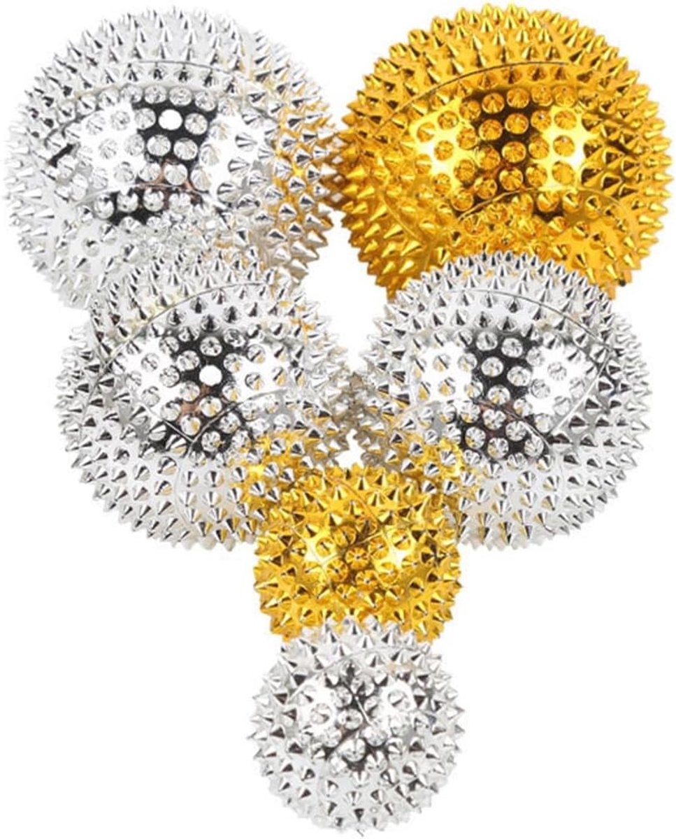 Massageballen Set voor Acupunctuur en Acupressuur - 2 Stuks Magnetische Spiky Massageballen voor Fysiotherapie en Ontspanning
