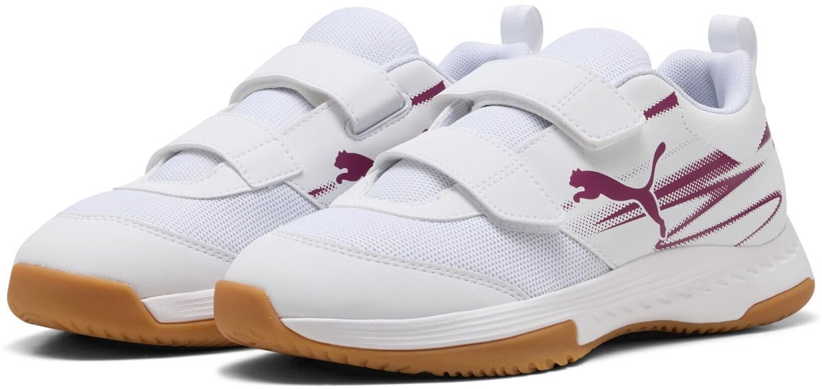 Kindersportschoenen Varion II V - Wit/Dieprood - Binnen