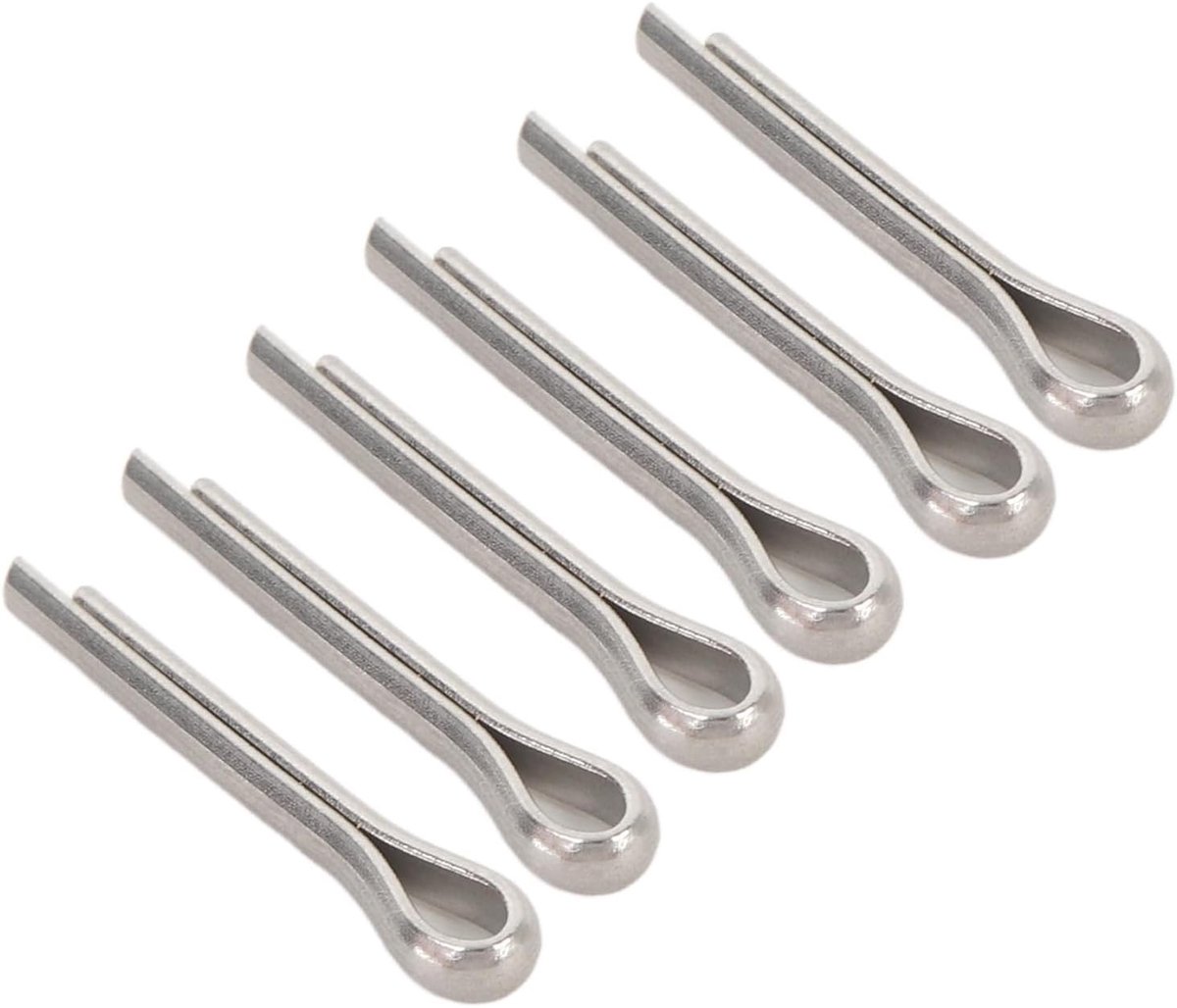 20 Stuks Schroef Splint voor Buitenboordmotoren, Geschikt voor 6 Hp, 8 Hp, 9.9 Hp en 15 Hp Motoren, Duurzaam en Betrouwbaar Accessoire voor Bootonderhoud