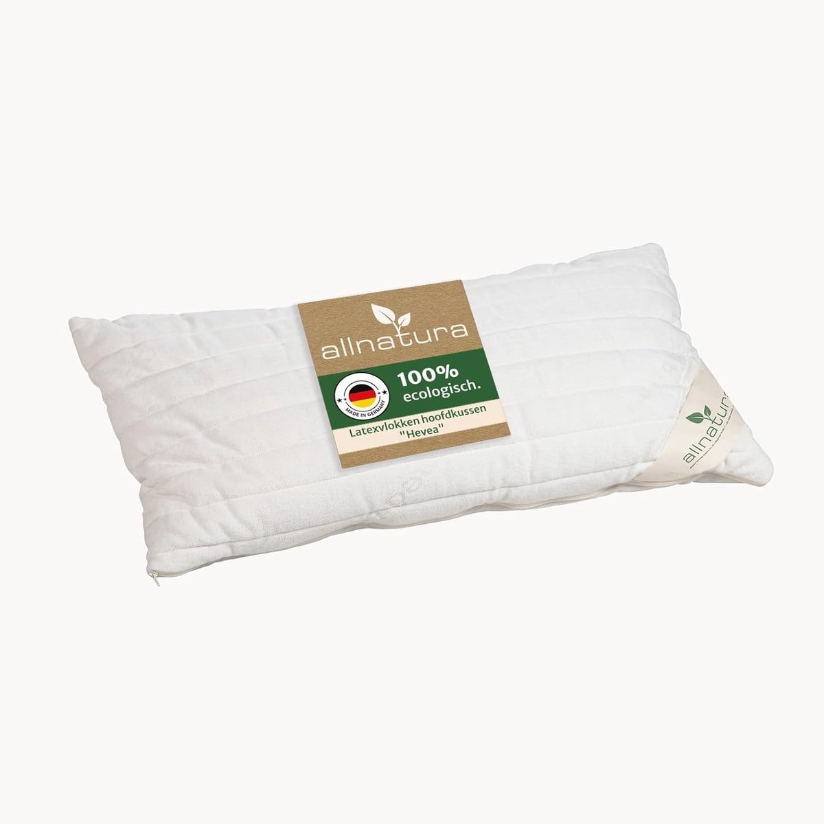 Anti snurk kussen - Wit - 40 x 80 cm - Natuurlijke Latexvlokken Orthopedisch Kussen - Voor Zij- en Rugslapers