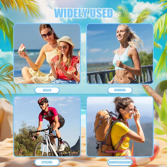 Zomer UV-bescherming handschoenen voor vrouwen, halfvinger zonbescherming, antislip fietshandschoenen voor rijden, wandelen en vissen — afbeelding 5