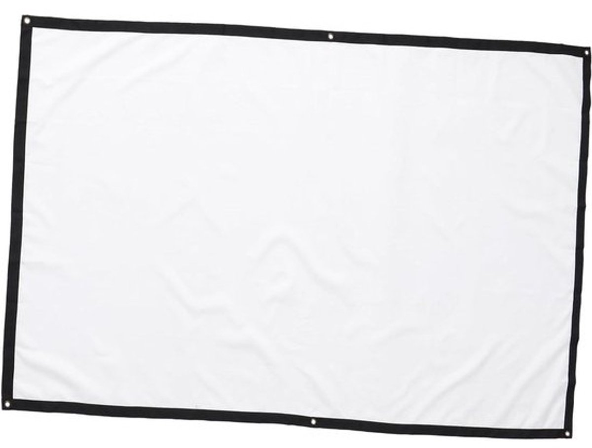 Projectiescherm - Beamerdoek - Thuisbioscoop Creëren - Gelijkmatige Lichtverspreiding - 84 Inch - Wit