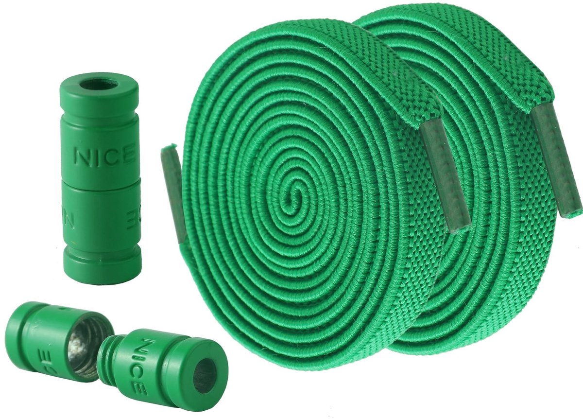 Elastische Veters - No-Tie Ontwerp - Groen