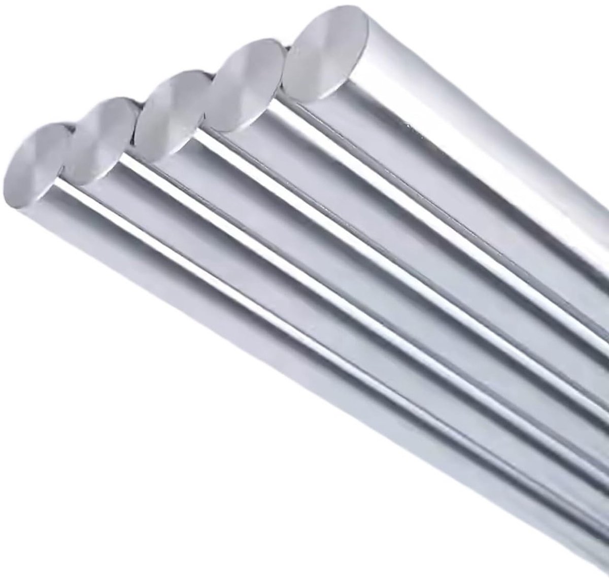 Ronde Stalen Stang - 32-38mm Diameter, 500mm Lengte