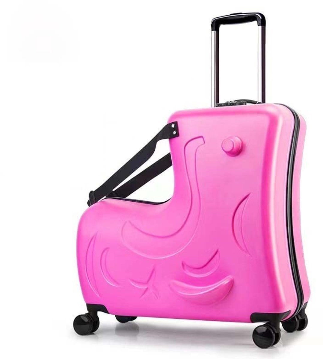 Kindertrolley Koffers op Wielen - Geometrisch Design voor Kinderen 6-12 Jaar